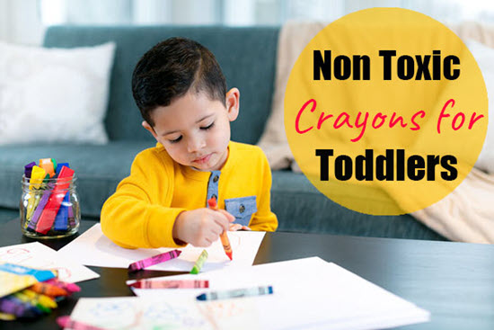 Non toxic Crayons for Toddlers